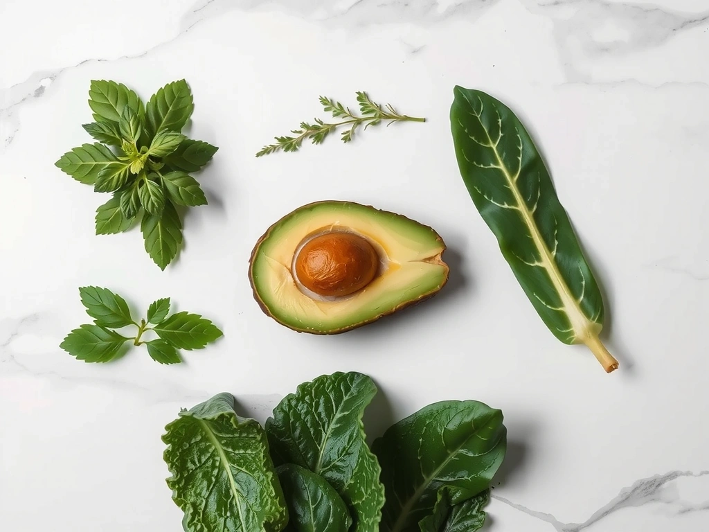 Zdrowe produkty spożywcze - kompozycja